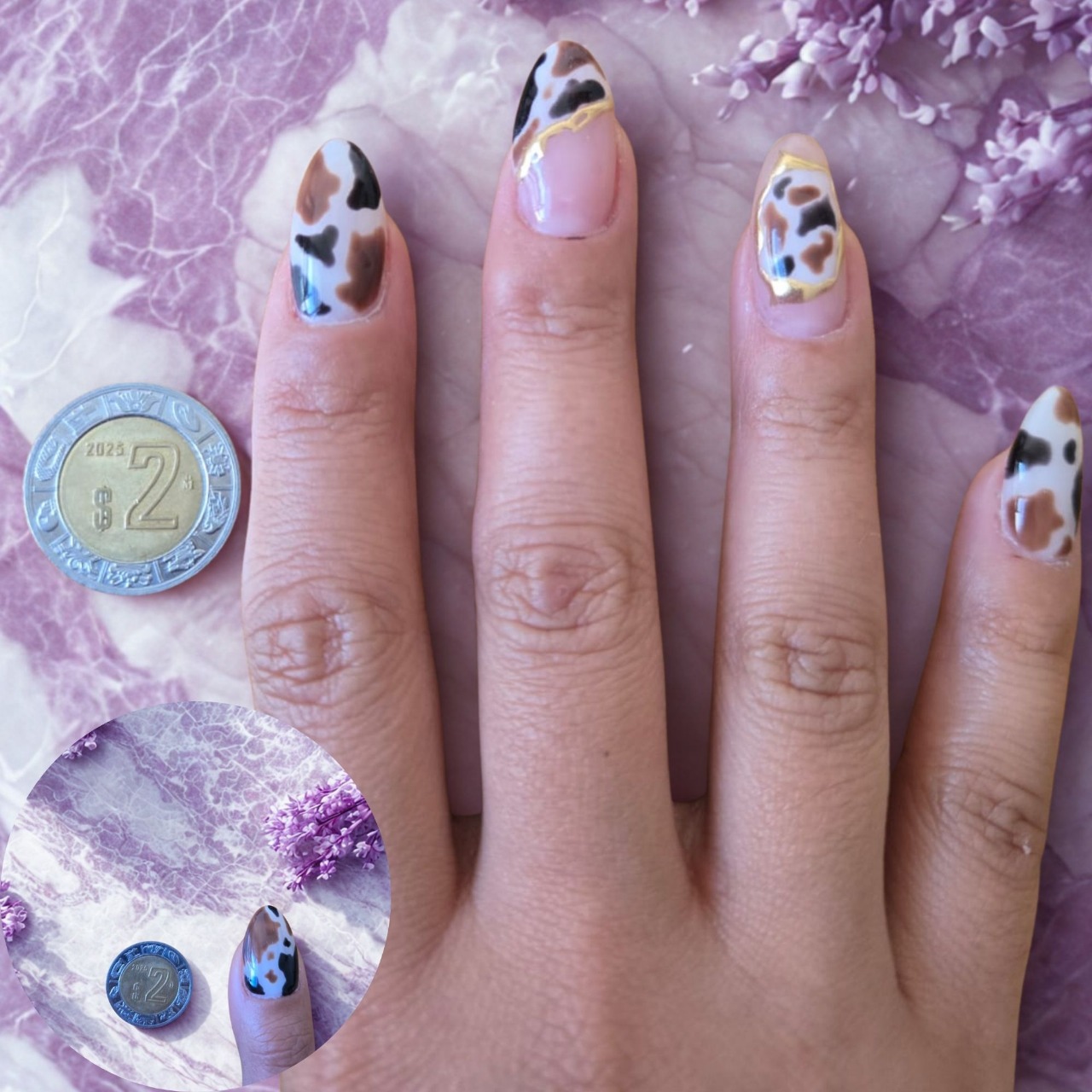 Guía de medición de uñas 2